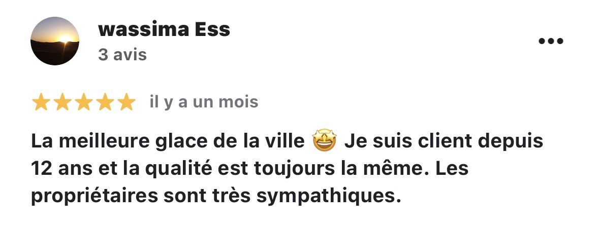 Avis Google de Wassima Ess